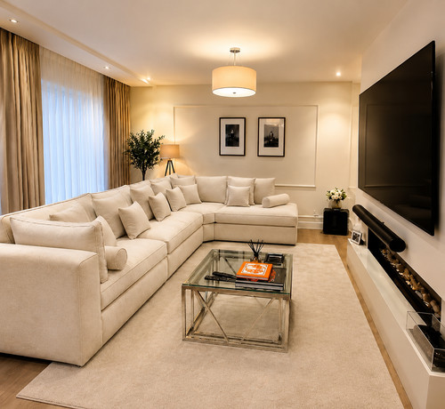 Alan shape corner sofa - l,