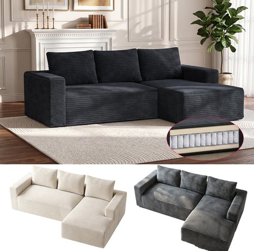 Shaped modular boneless - modular, sofa