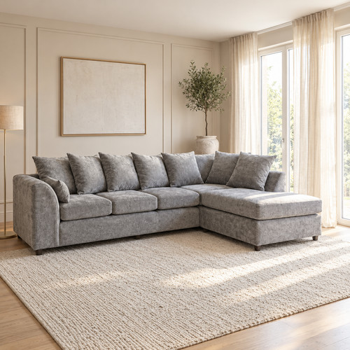 Corner sofa seated r hand - sofa, 5