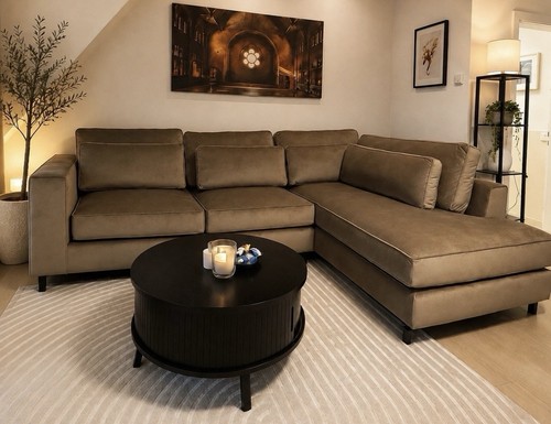 Large mink velvet corner - large,