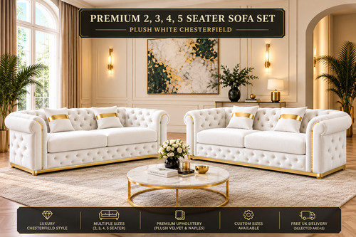 Chesterfield shape sette - chesterfield, l-shape