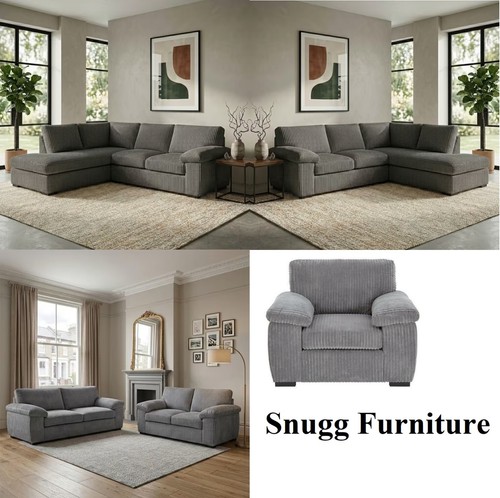 Amalfi jumbo cord corner sofa - jumbo,