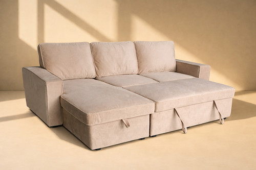 Fabric seater pullout - fabric, l