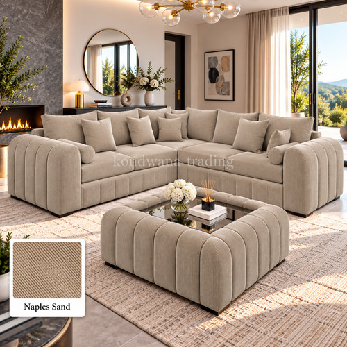 Luxury shape corner - l, sofa