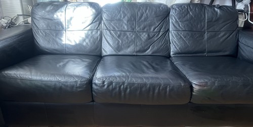 Luxurious leather sofa - luxurious,